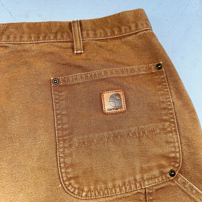Carhartt VTG Double Knee Carpenter Pants Y2K B01 B136 BRN Brown 40x30 Act 39x29