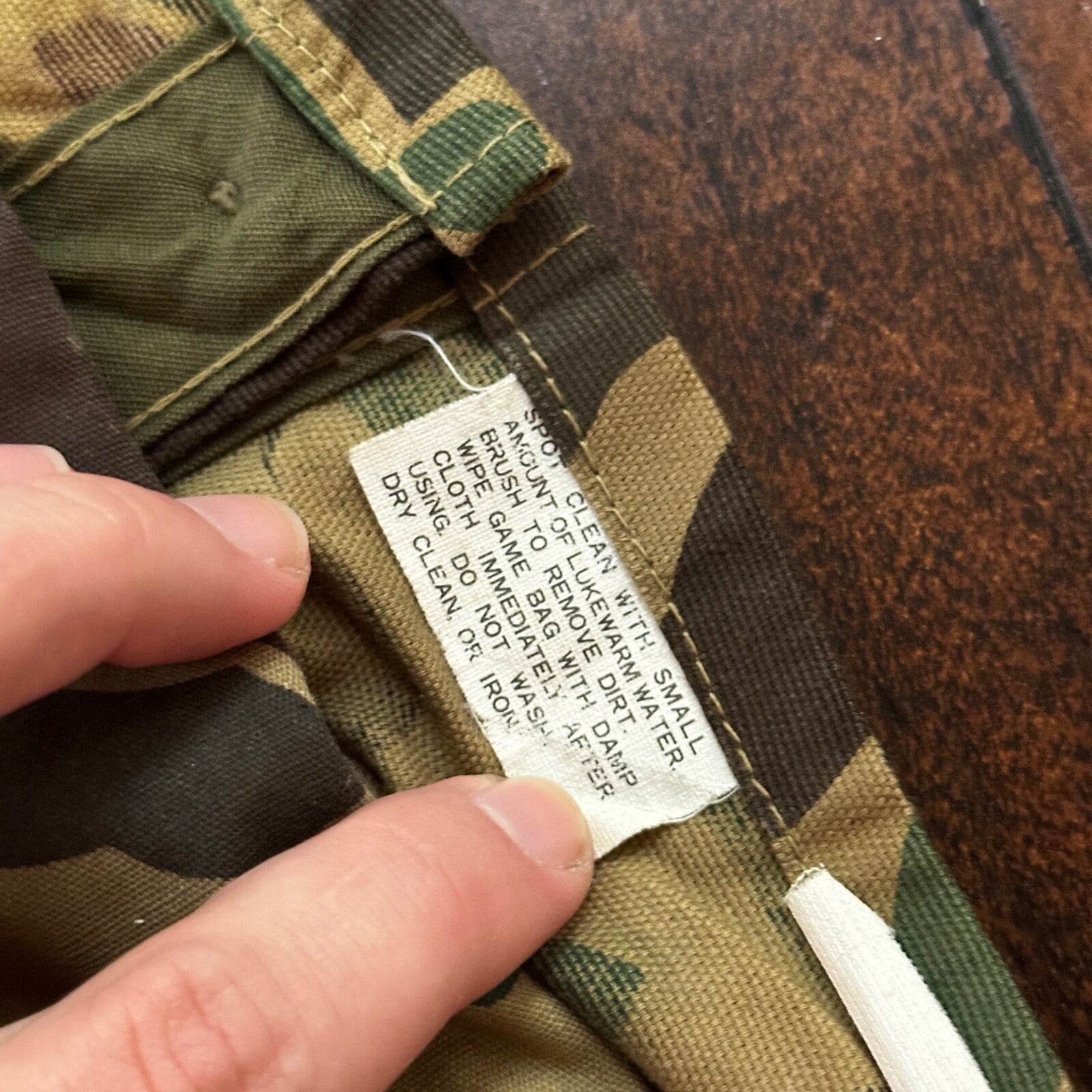 VTG Black Sheep Vest L Camouflage Japan Tan Hunting Game Pocket Frogskin