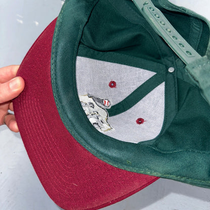Roxxi Arizona State Sun Devils MLB 1985 Vintage Snapback Cap Hat Green Red Base