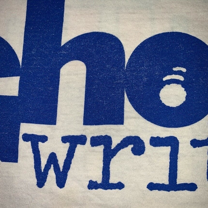 Ghost Writer Promo Vintage Nike T Shirt USA Rare Movie Rap TV Show 90s OG Memory