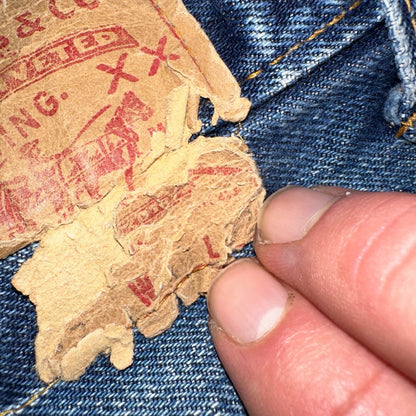 Levis VTG 517 0217 Jeans Mens 40x32 Blue Talon 70s USA Denim Single Stitch 38x31
