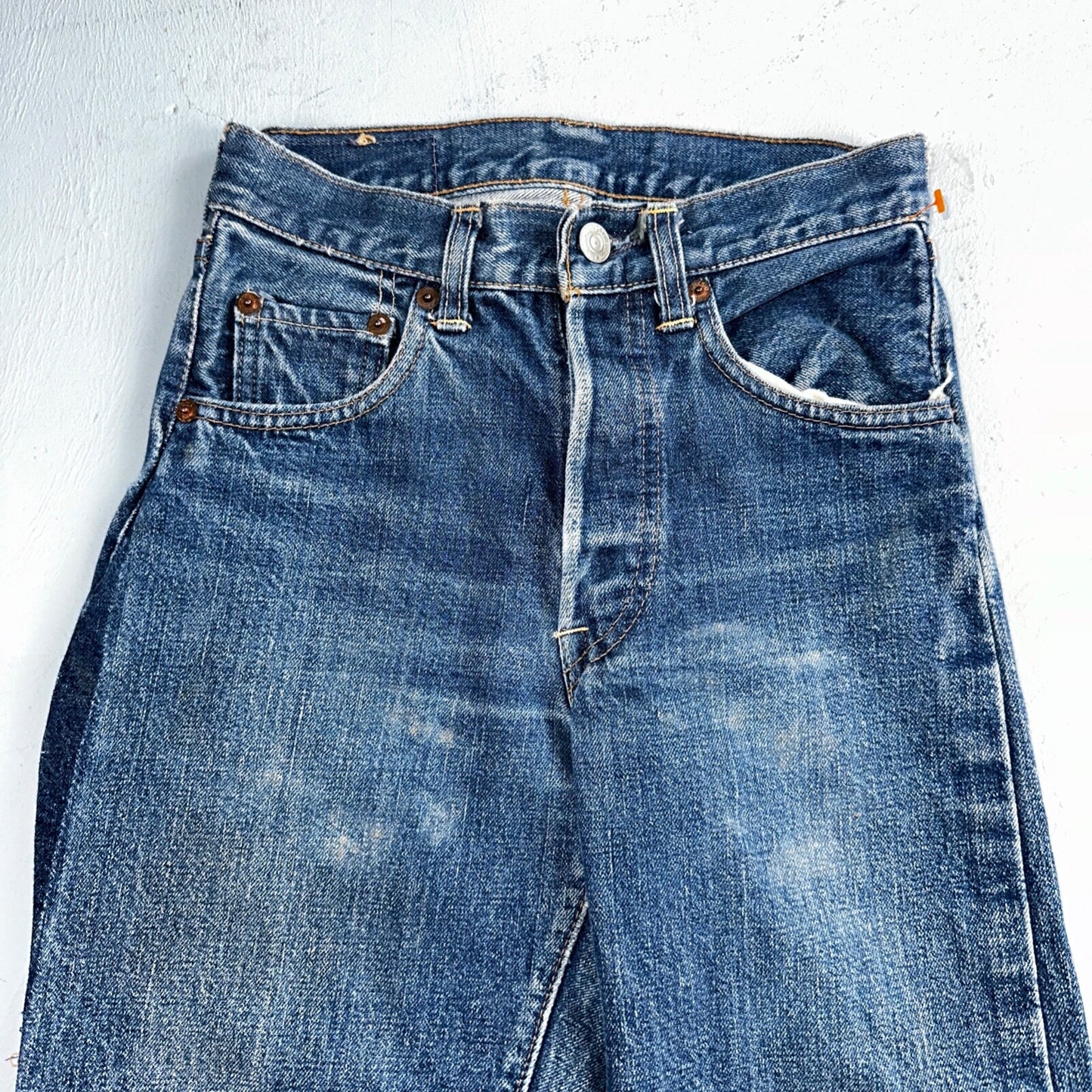 Levis 501 Big E Vintage 60s Redline Selvedge USA XX 1960s Jeans 66 Act 23x26