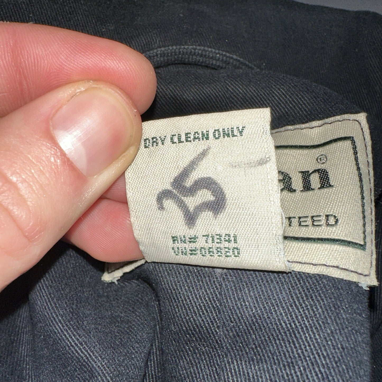 L.L. Bean Men S US Navy Anchor Collection Toggle Wool Pea Coat Jacket USA VTG