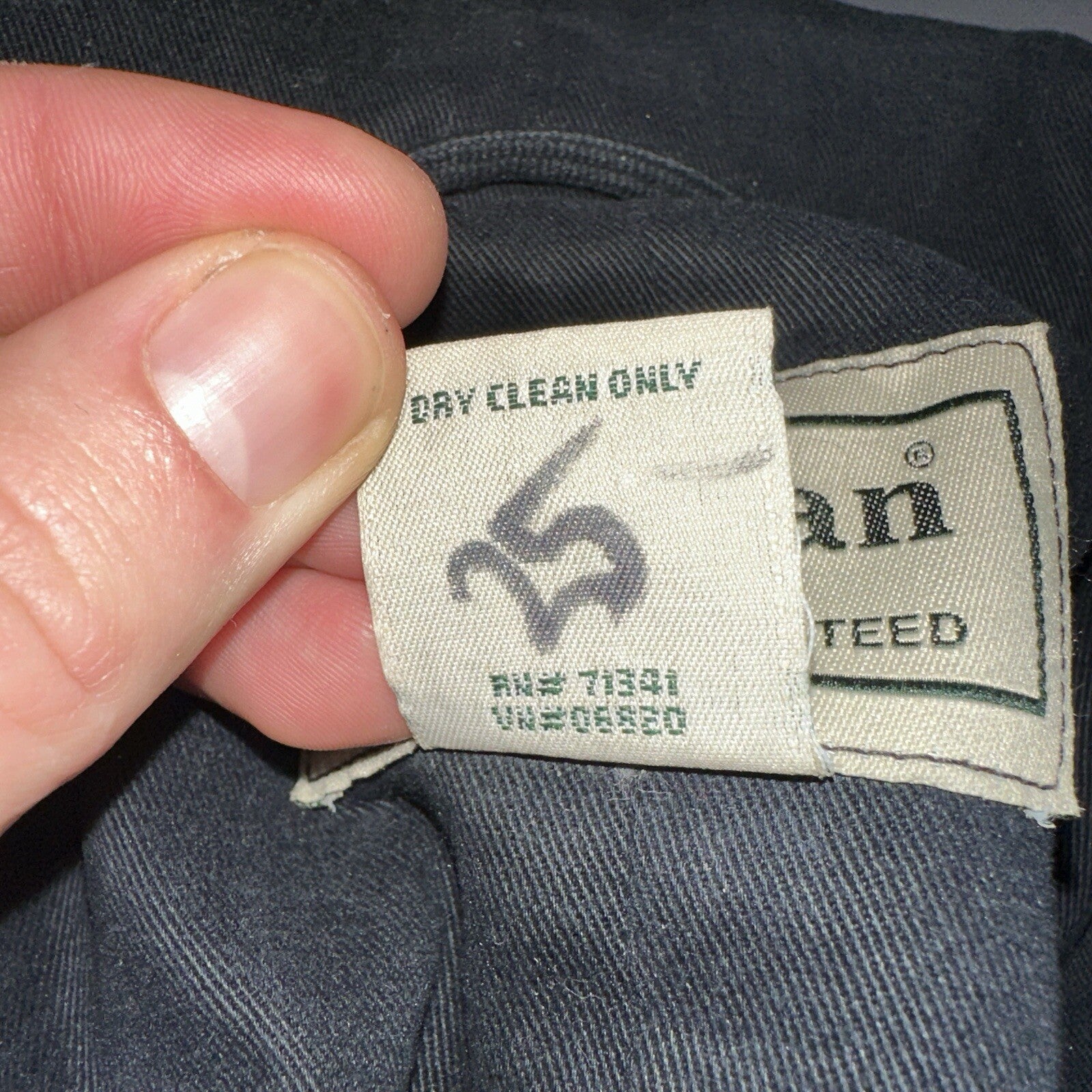 L.L. Bean Men S US Navy Anchor Collection Toggle Wool Pea Coat Jacket USA VTG