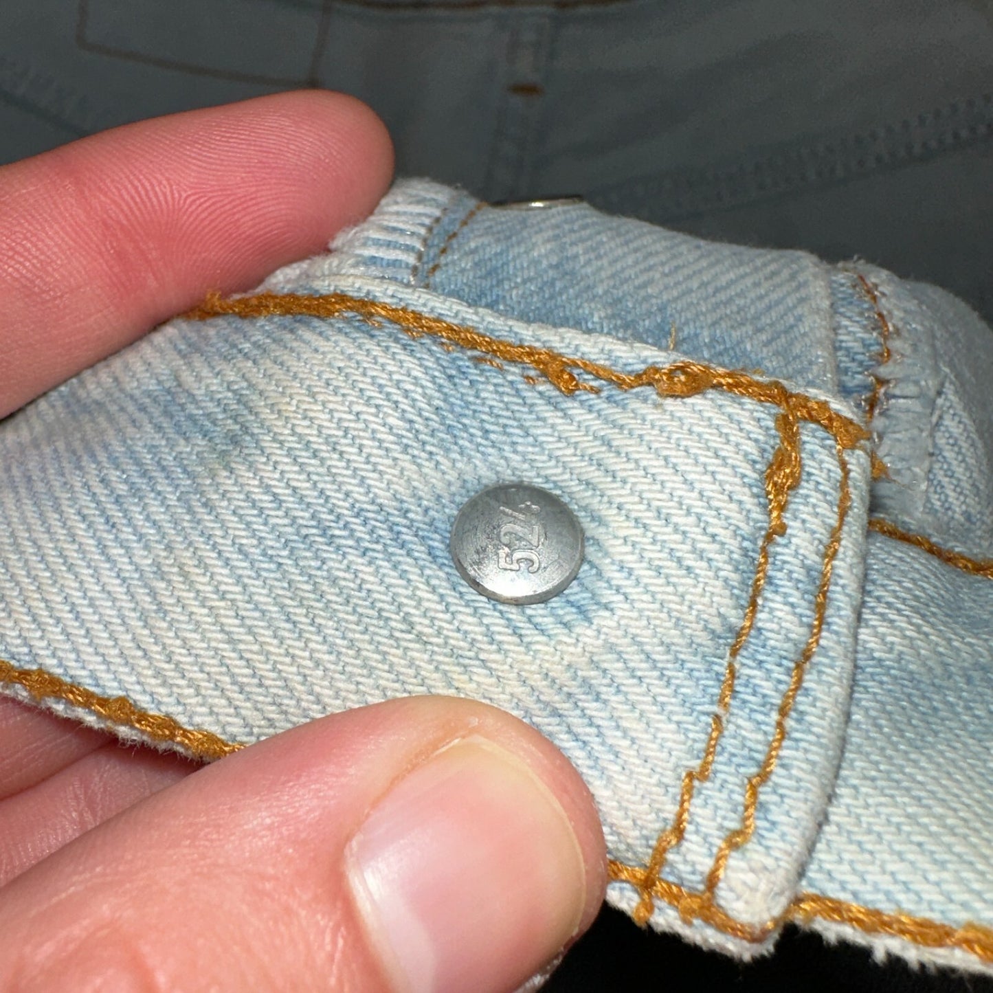 Levis 501 Vintage 90s Europe XX Straight Leg Jeans Light Wash 38x36 Act 35x27