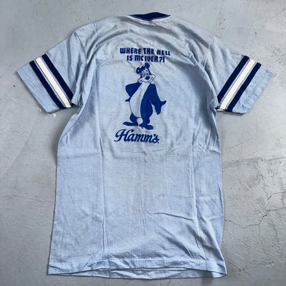 F100 Truck McIver VTG T Shirt Oregon PDX Blue Hamms Yogi Bear Forest Graphic Fun