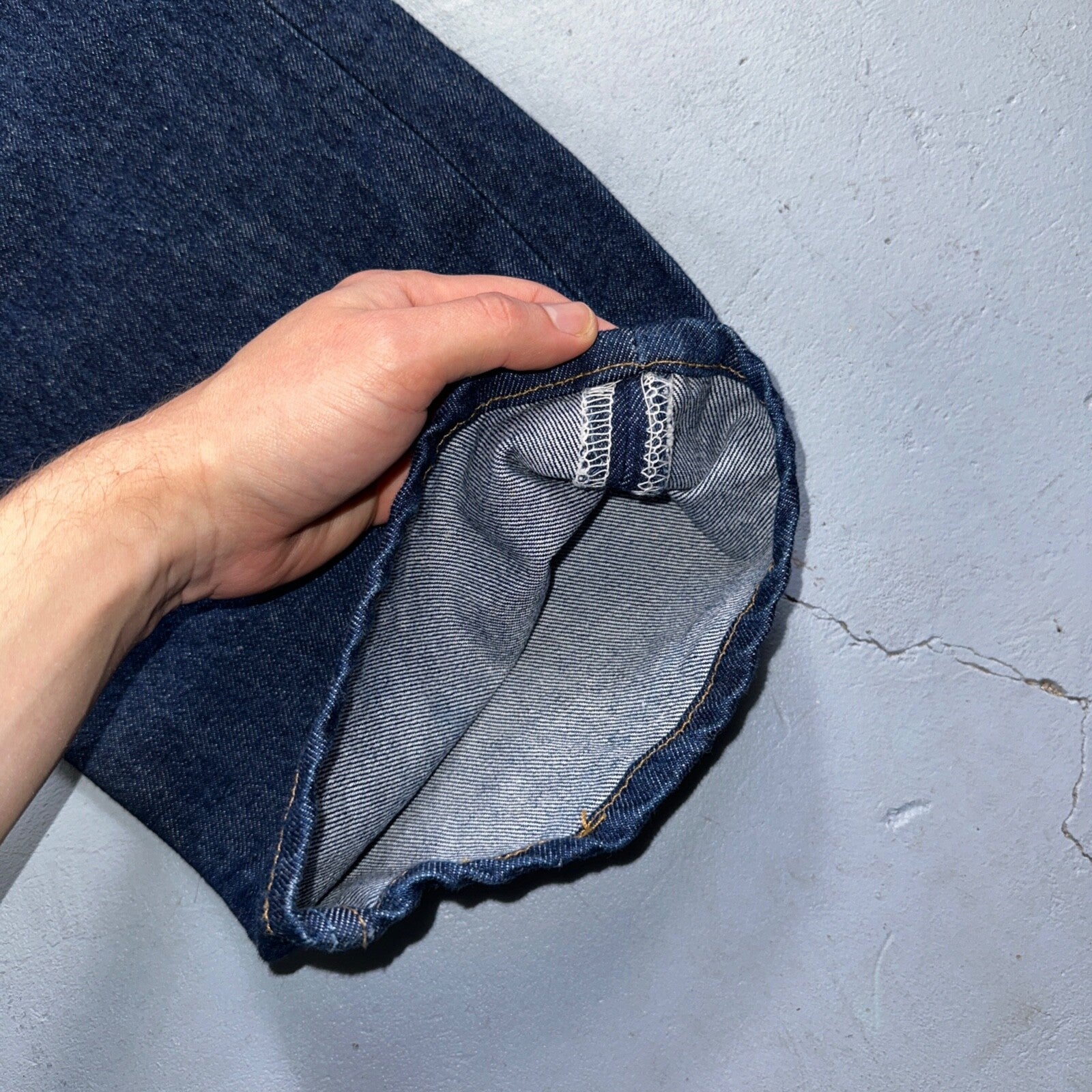 Levis 501 Vintage 90s USA XX Straight Leg Jeans Blue Dark Wash 44x36 Act 42x32