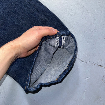 Levis 501 Vintage 90s USA XX Straight Leg Jeans Blue Dark Wash 44x36 Act 42x32