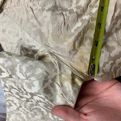 VTG USA Rockabilly Womens Dress Pattern Cream 60s 70s Top Bottom Sanforized