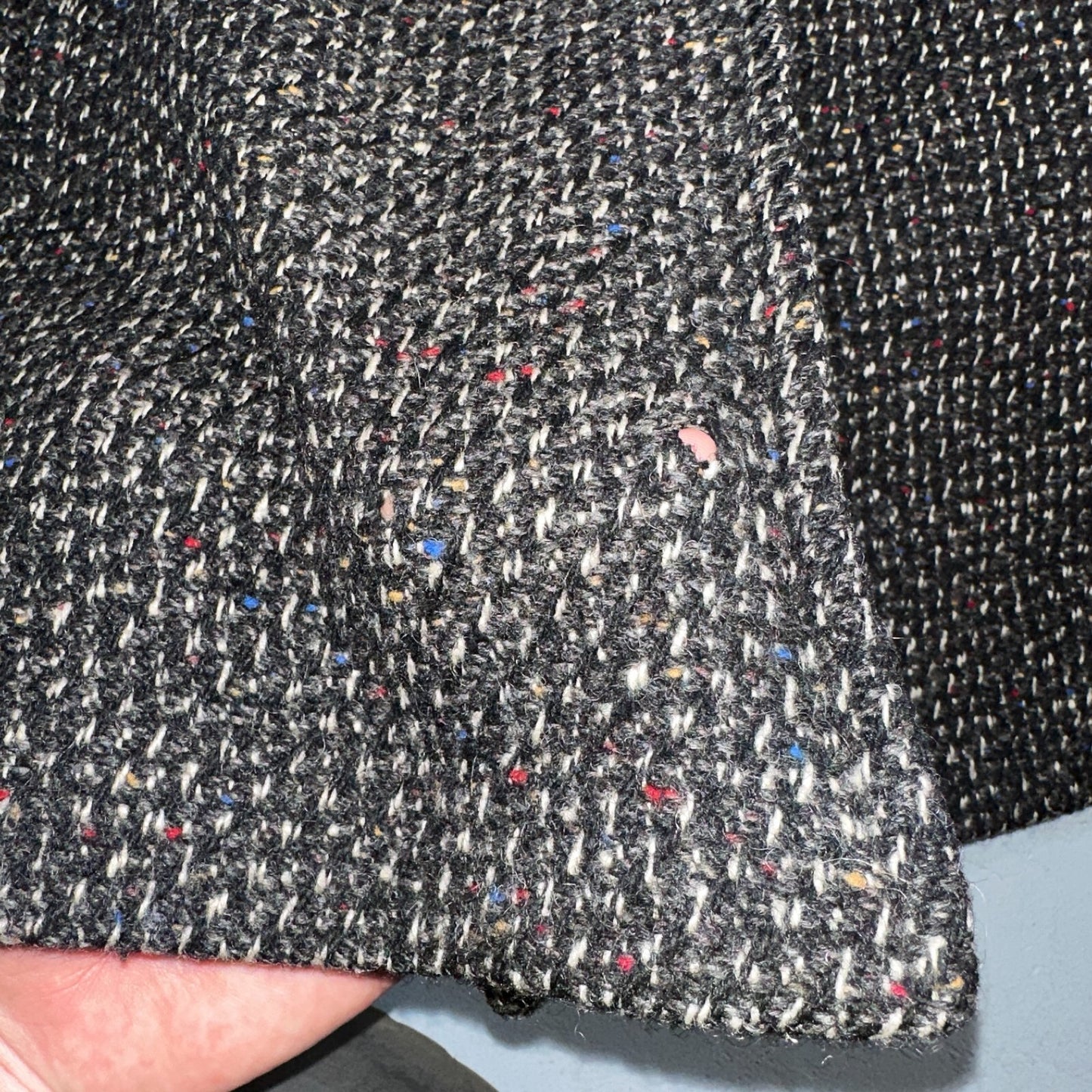 Sherwood of Ohio Jacket Pea Coat 1970s Cloak USA 70s Rockabilly Speckle Wool