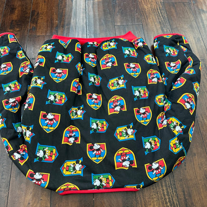VTG 90s Disney Mickey Mouse Reversible Sweater Donn Kenny Rare World Comic Rap