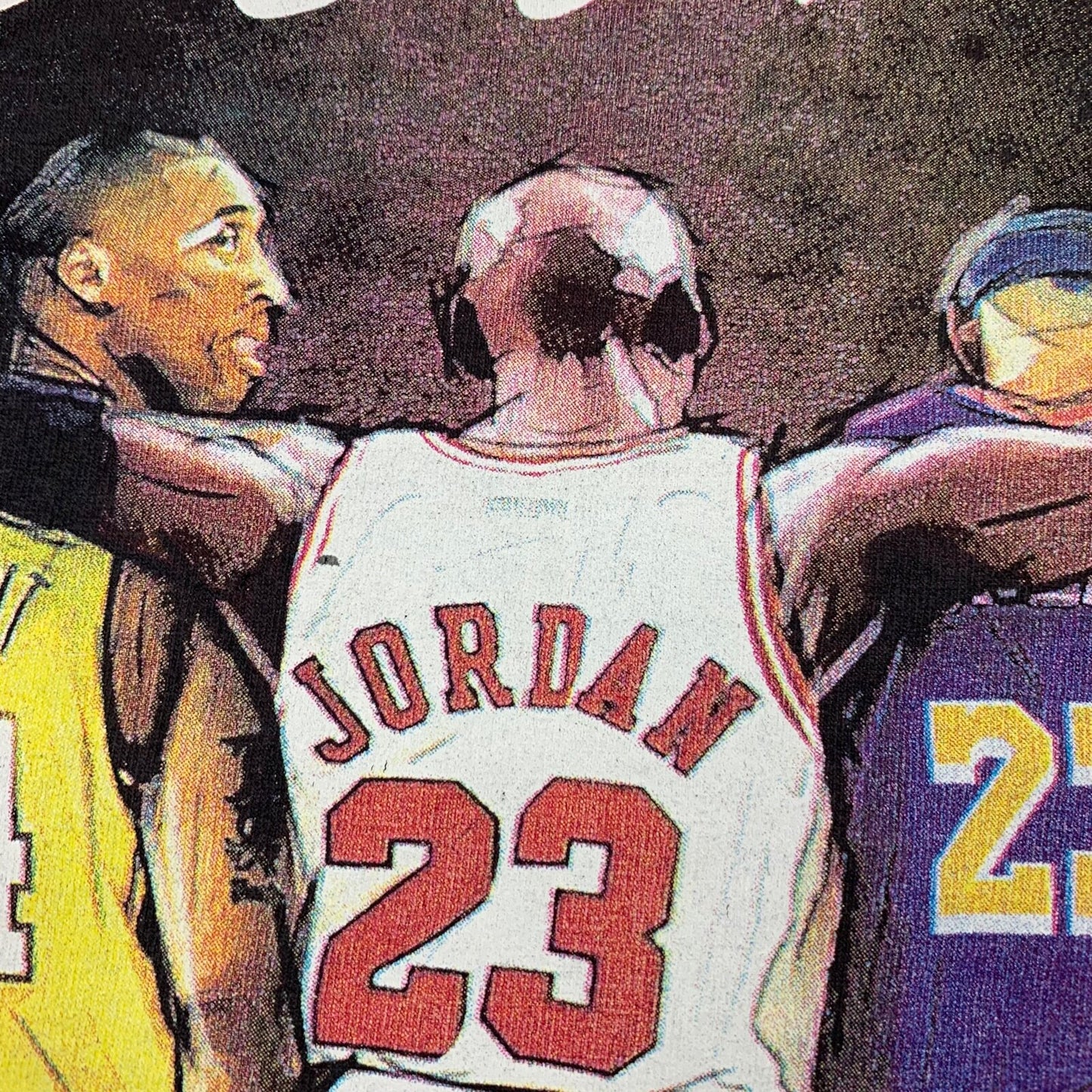 Legends Kobe Lebron Micheal Jordan Vintage T Shirt Friends Basketball Rap Sports