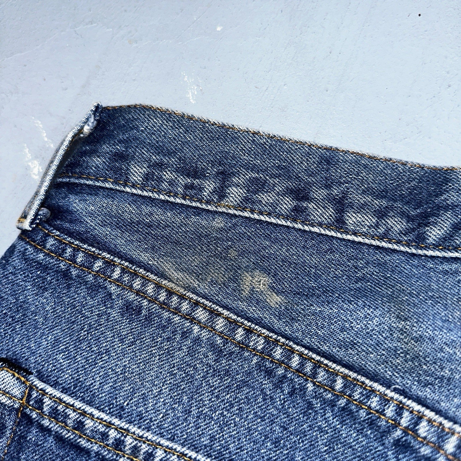 Levis 501 Vintage 80s Redline Selvedge USA XX Jeans Med Wash 32x32 Act 30x29