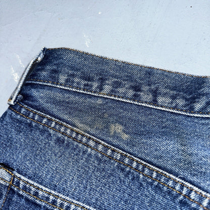Levis 501 Vintage 80s Redline Selvedge USA XX Jeans Med Wash 32x32 Act 30x29