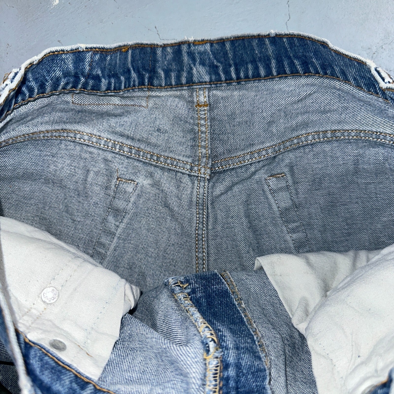 Levis 517 Vintage 80s USA Red Tab Bootcut Flare Blue Denim Jeans Act 34x30