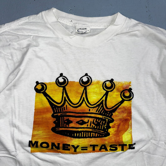 Money Taste 80s Single Stitch Graphic VTG T Shirt Crown Cool Biggie Rap Music