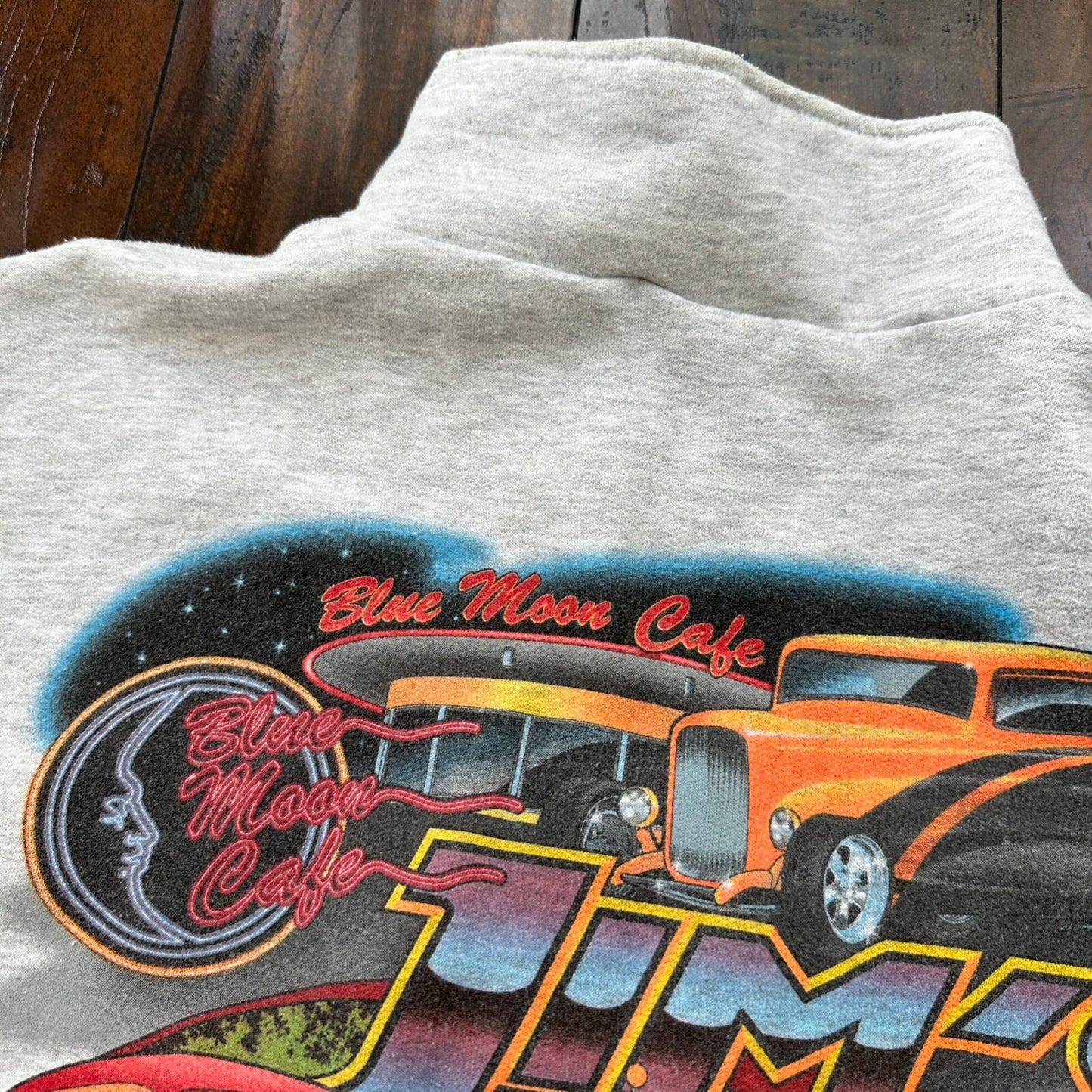 Roadster VTG Y2K Sweatshirt Quarter Zip Oregon Hot Rod Cars Racing Nascar Salem