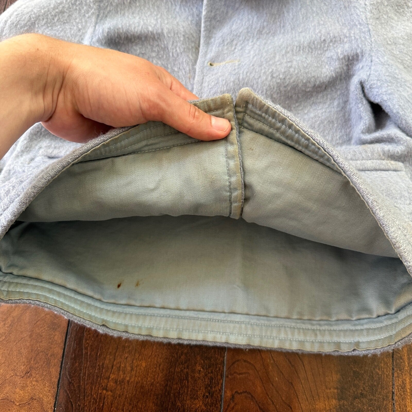 Vintage Boys Jacket Toddler Rockabilly 40s 50s Kids Baby Coat Blue Pocket Watch