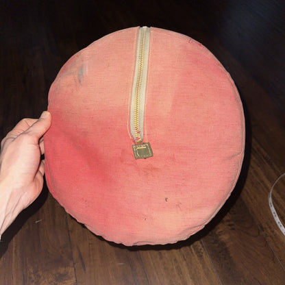 Vtg Sleeping Bag Canvas Red Duffle Bag USA Bell System Talon 1940s 40s 50s WWII