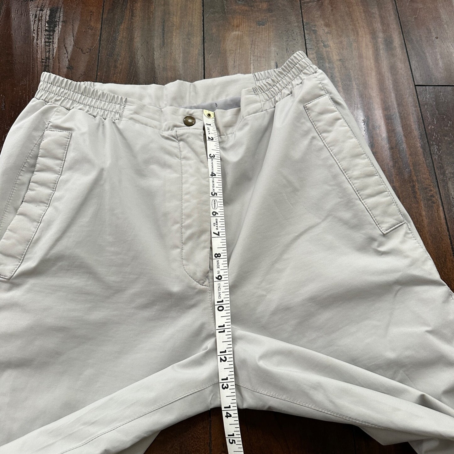 VTG GORETEX Jack Nicklaus Mens 10 Golf Pant Grey Fabric Zip Up Sports Outdoor