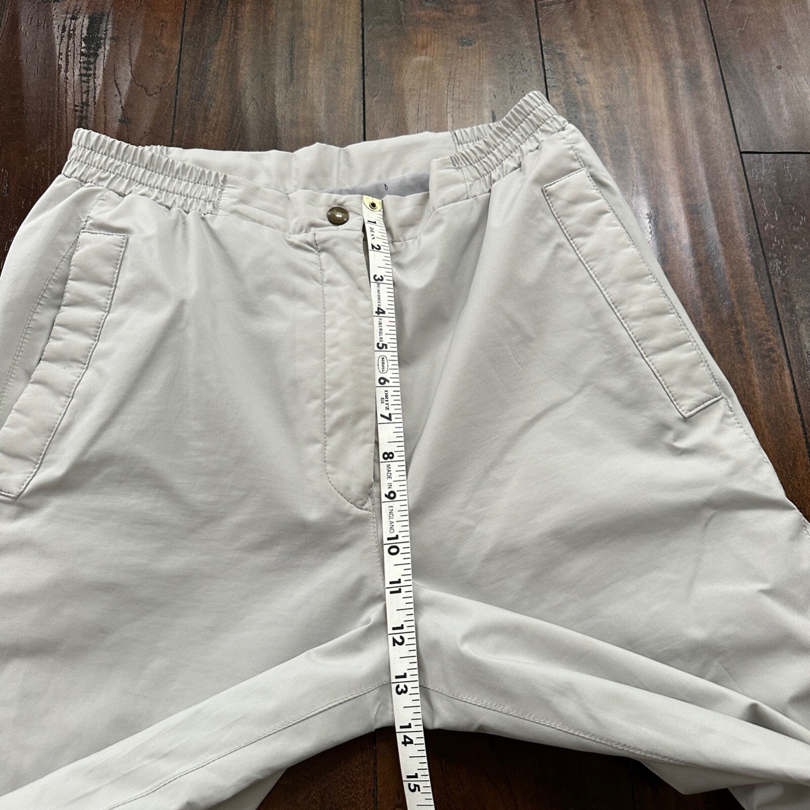 VTG GORETEX Jack Nicklaus Mens 10 Golf Pant Grey Fabric Zip Up Sports Outdoor