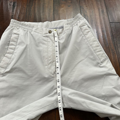 VTG GORETEX Jack Nicklaus Mens 10 Golf Pant Grey Fabric Zip Up Sports Outdoor