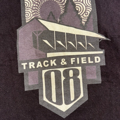 Nike Eugene VTG T Shirt Hayward Field Track 2008 Brown Tee Small Oregon Y2K