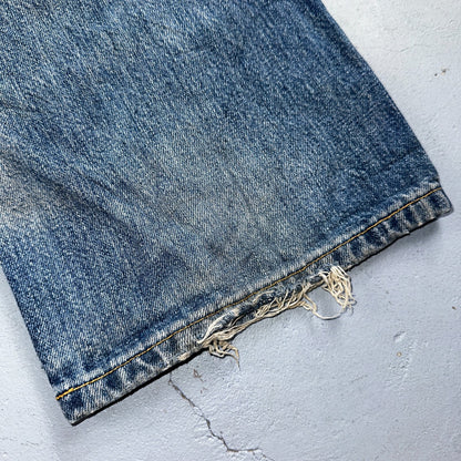 Levis 501 Vintage Y2K XX Straight Leg Jeans Blue Light Wash 34x34 Act 33x33