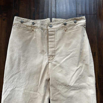 VTG Mens Frontier Maker USA Outdoor Pants Buckleback Cowboy 40 Tan Western