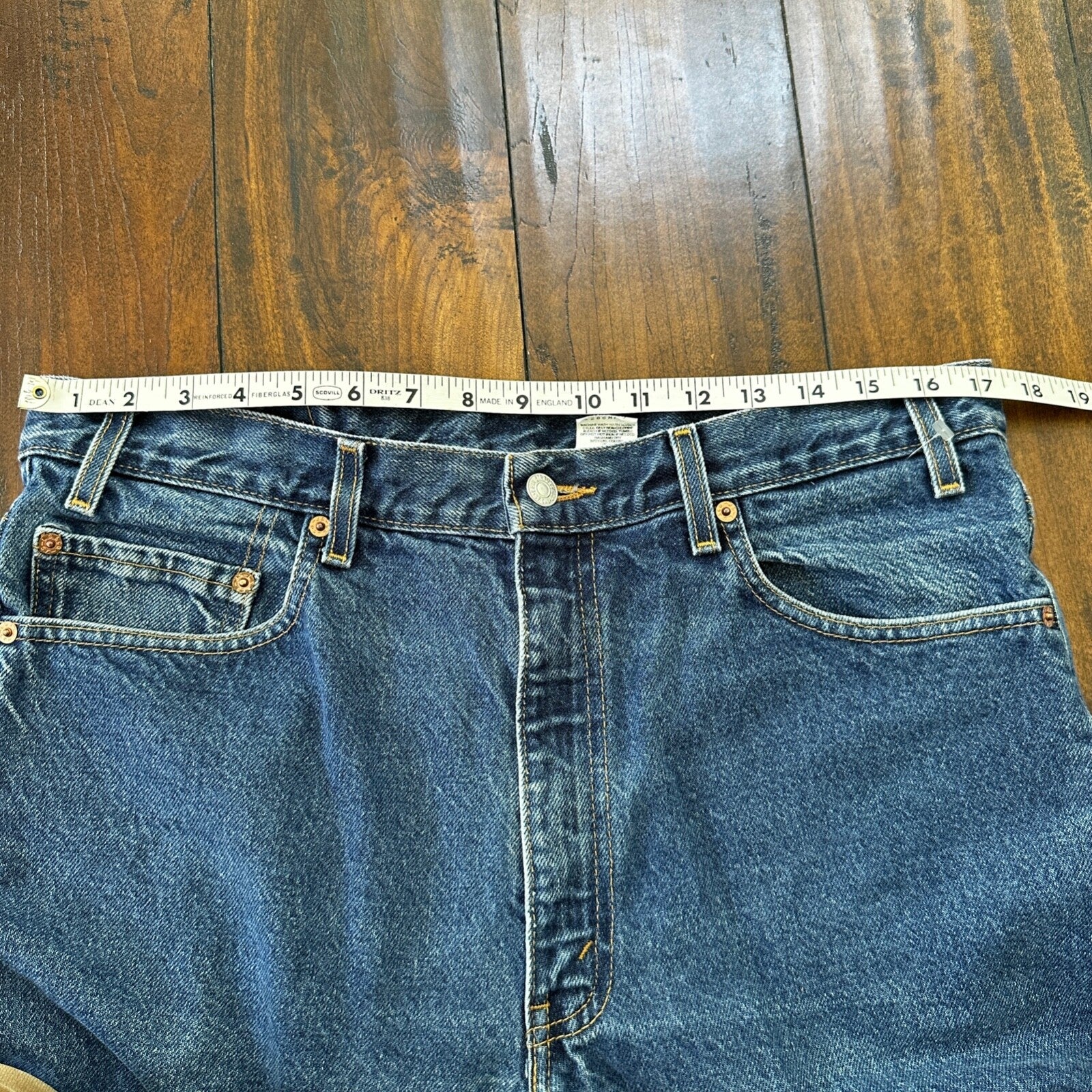 Levis 517 Vintage 90s Med Wash Jeans Boot Cut Mexico Y2K 36x30 Act 34x28