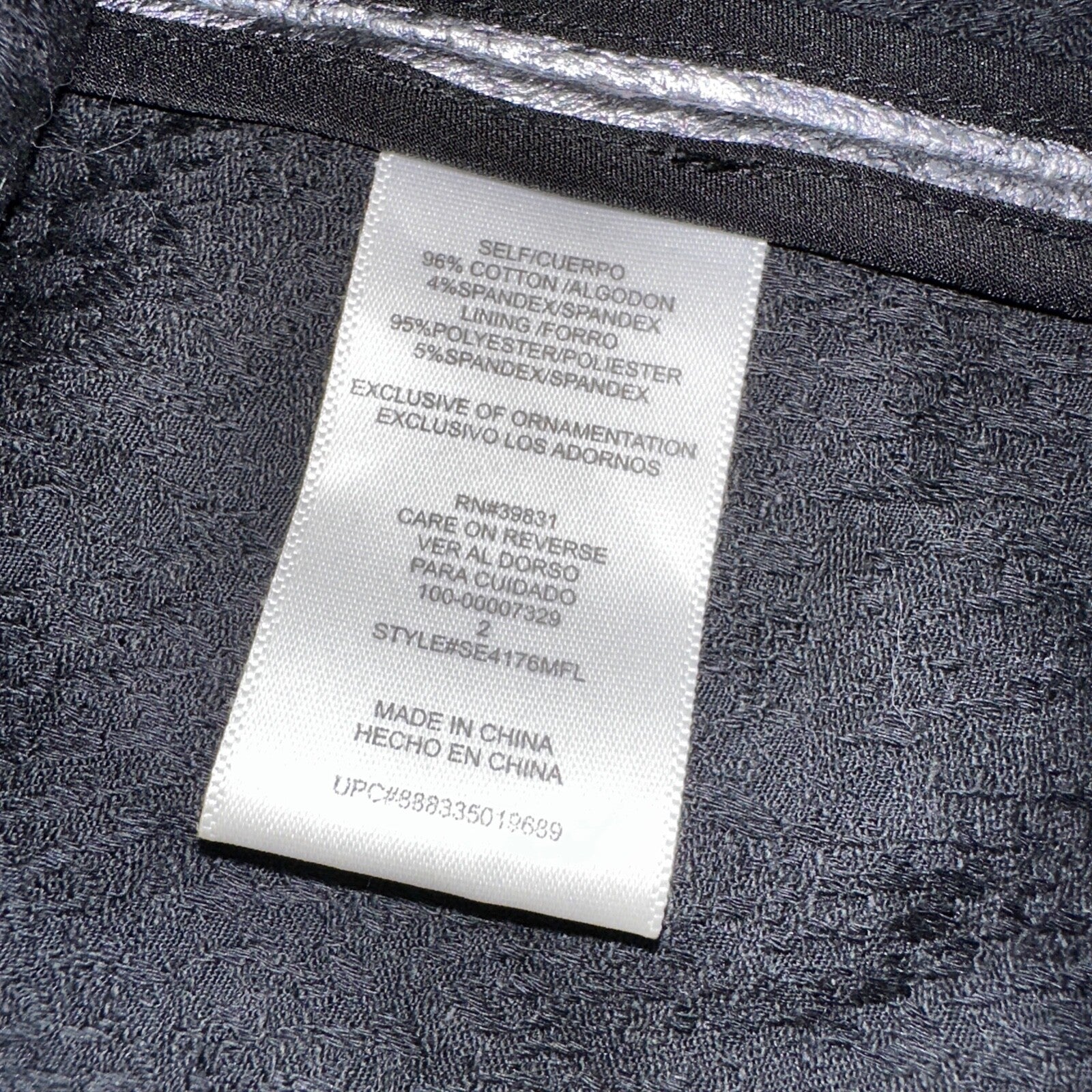 Sam Edelman Womans Skirt 2 Silver A Line Stretch Mini Cute Y2K Grunge