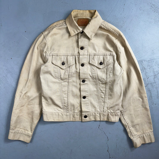 Levis VTG Trucker Jacket 557 Big E Type 3 1960s 60s 70518 1022 White Denim 2