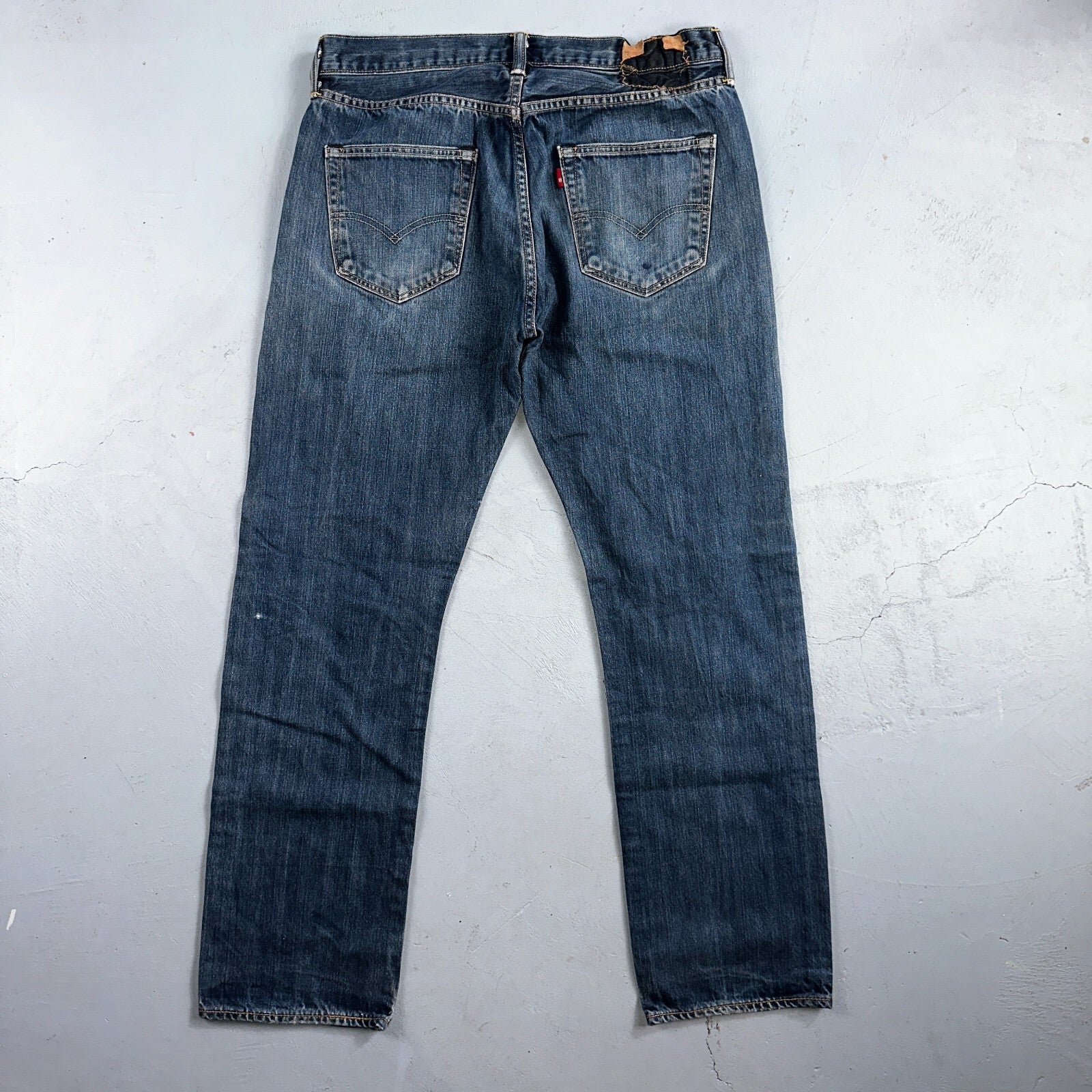 Levis 501 Y2K XX Straight Leg Jeans Blue VTG Med Wash 34x32 Act 32x30