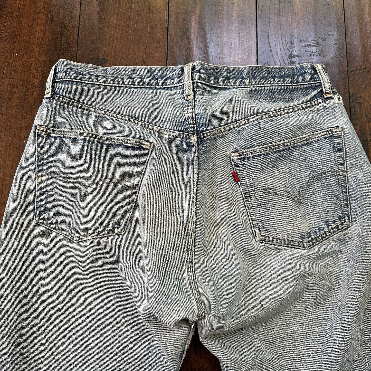 Levis VTG 70s SS Redline Selvedge USA 501 XX Jeans 66 80s 38x33 Act 34x27 CUT