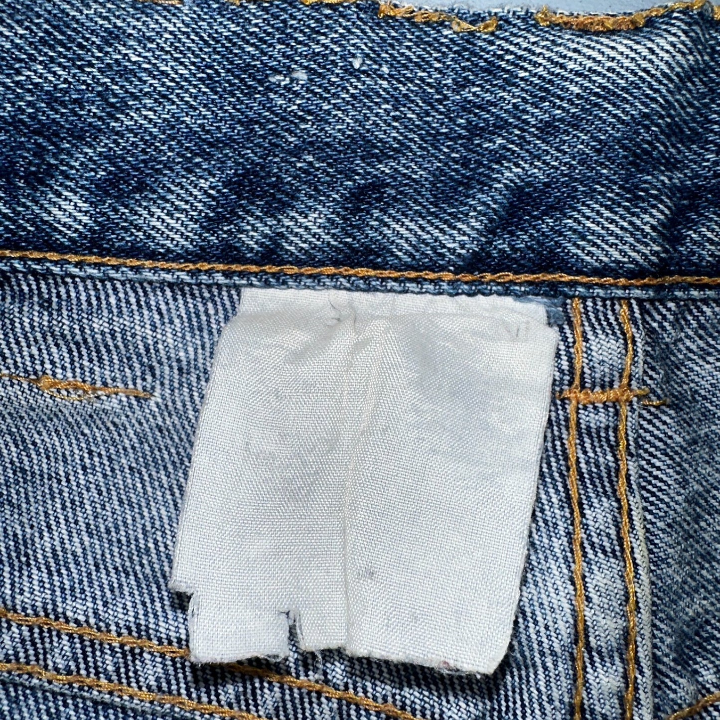 Vintage YSL Yves Saint Laurent Blue Denim Jeans Size 26x31 90s Womens Straight