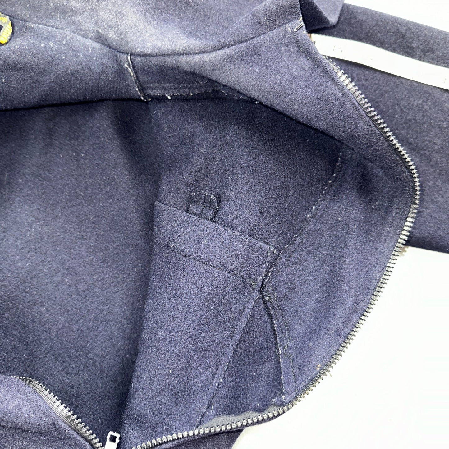 Rare Vintage 60s Blacks Greenock Military Smock Made In France Jacket Wool Navy