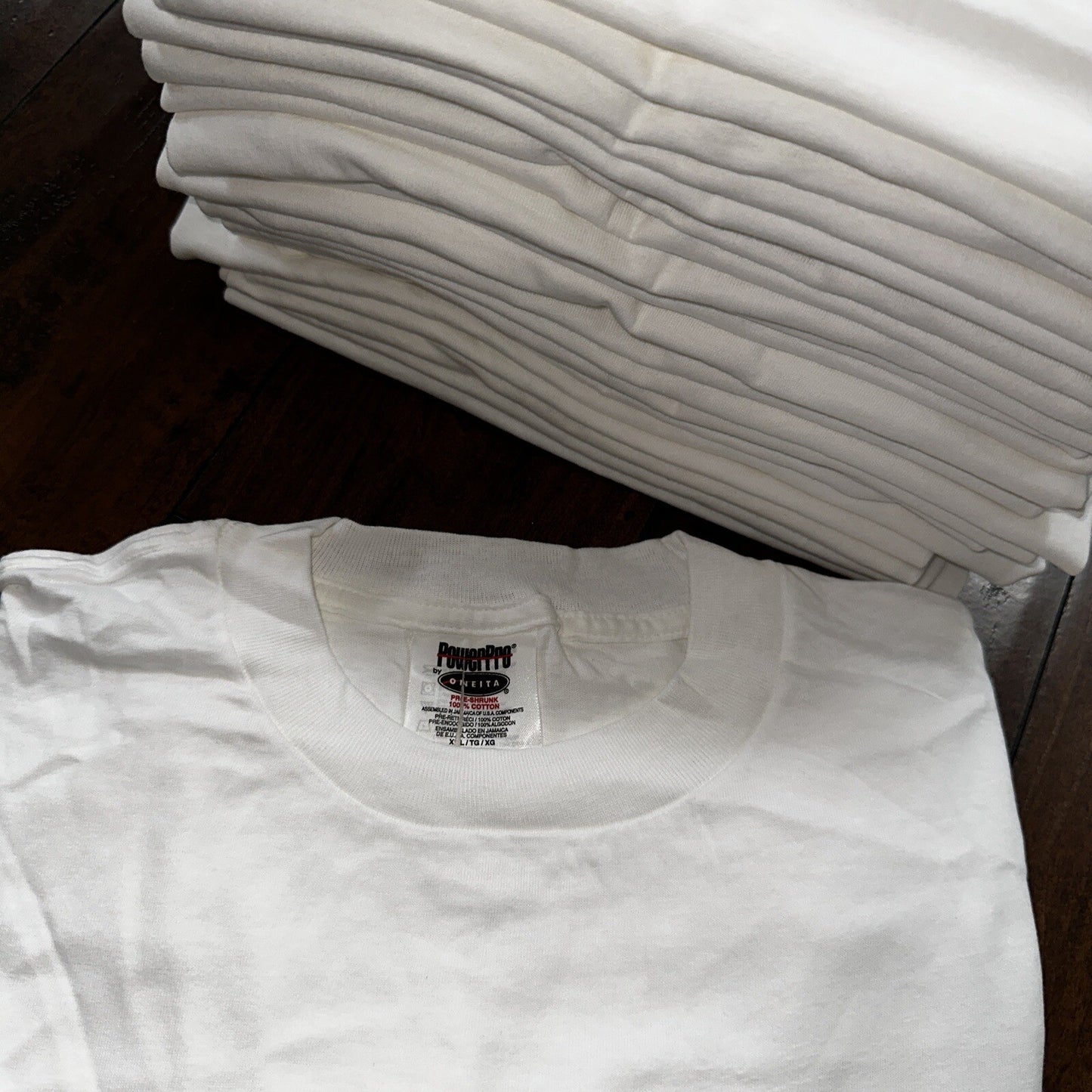 VTG Oneita XL Blank White T Shirt 90s Basic Rap Single Stitch ONE TEE LOT AVAIL