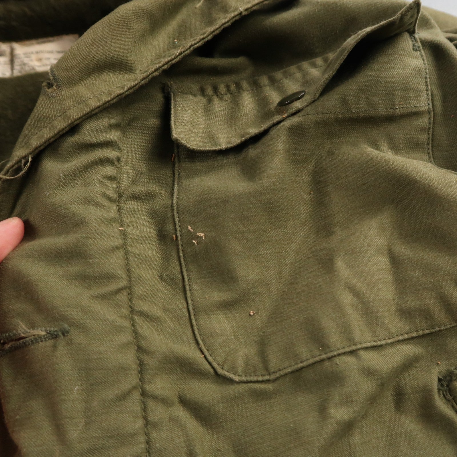 VTG 70s USN US Navy Military A-2 Intermediate Cold Weather Deck Jacket Small A2