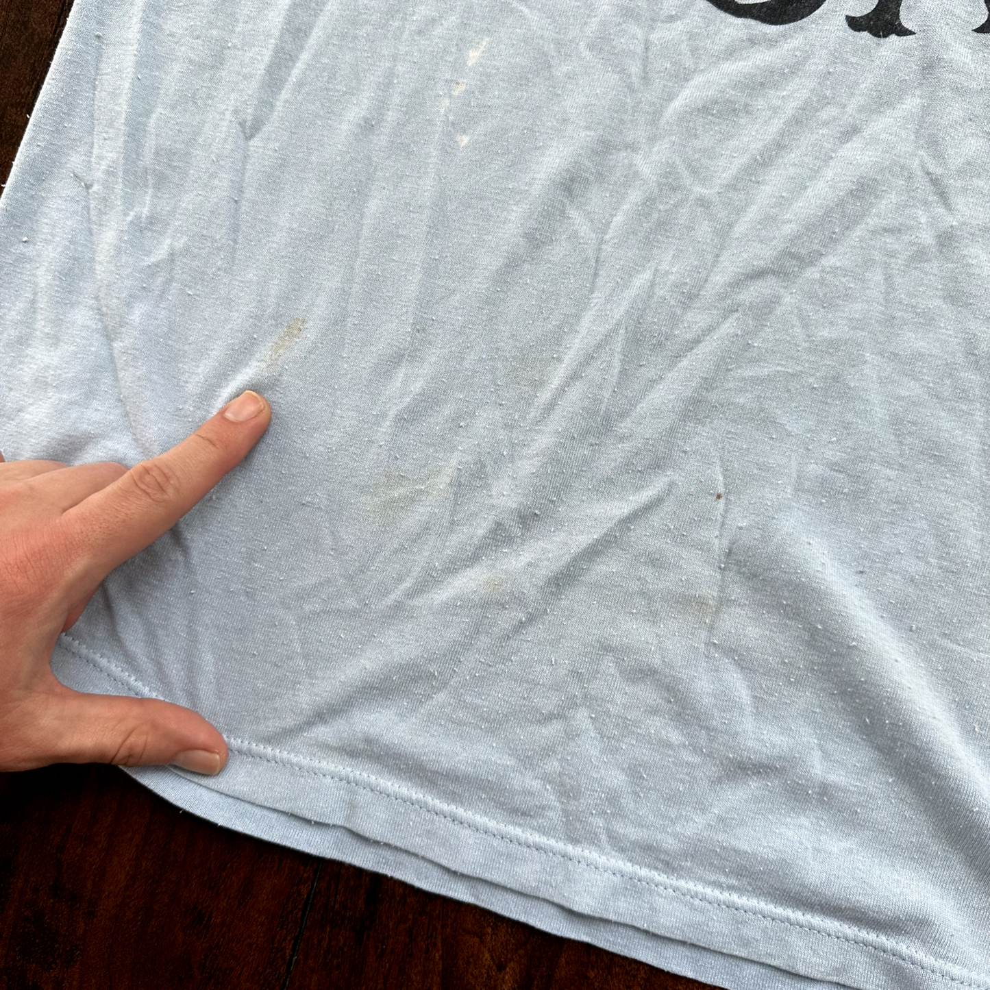 Oregon Elgin USA Vintage T Shirt 1986 80s Single Stitch Blue Running Eugene