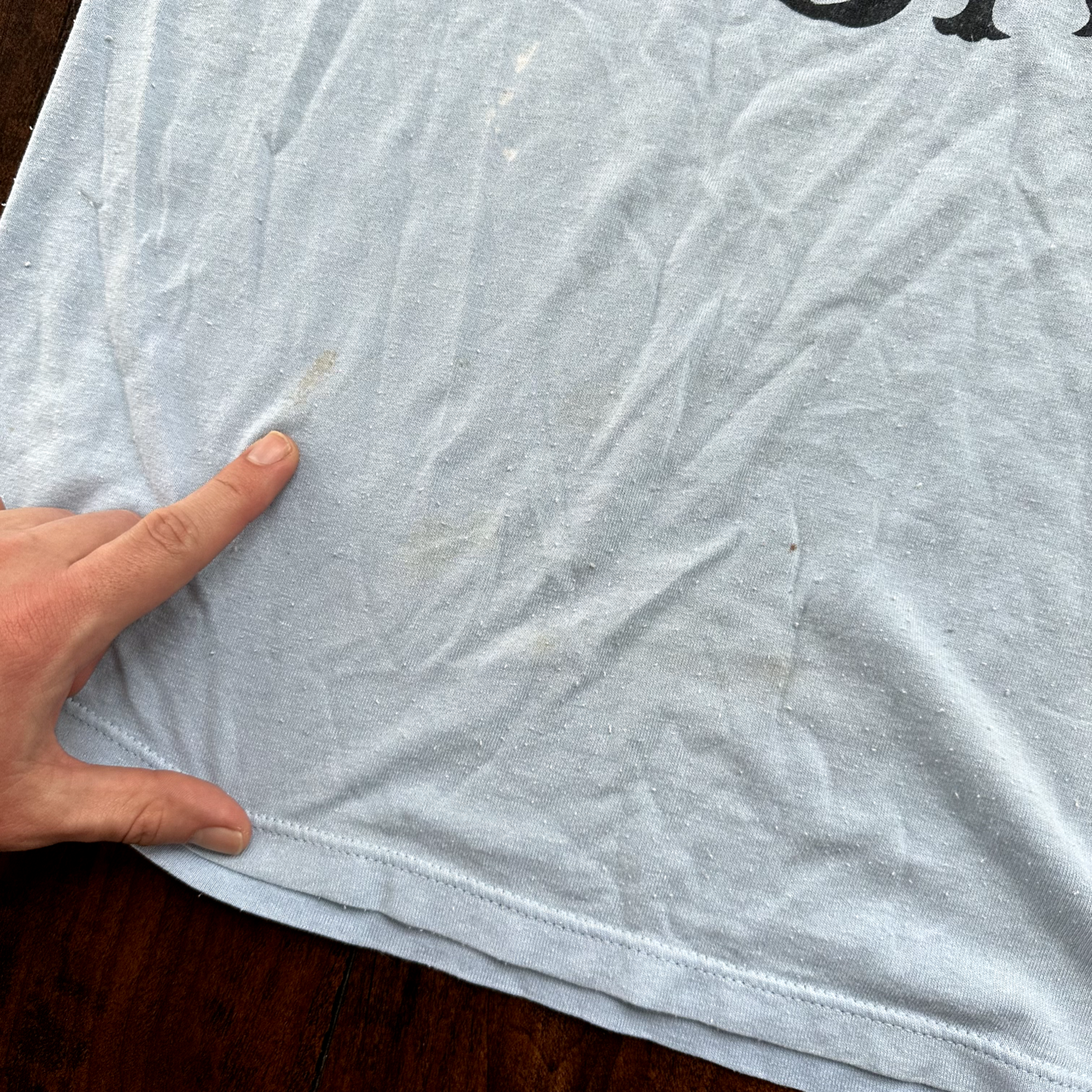 Oregon Elgin USA Vintage T Shirt 1986 80s Single Stitch Blue Running Eugene