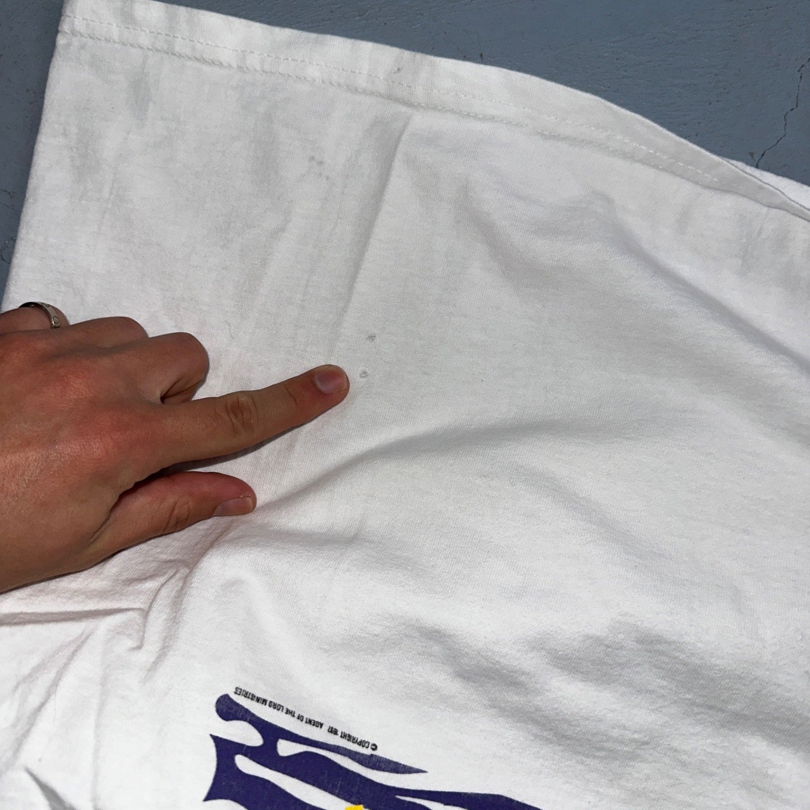 Jesus God VTG T Shirt Sodomite End Of World Genesis Earth Bible Study Graphic