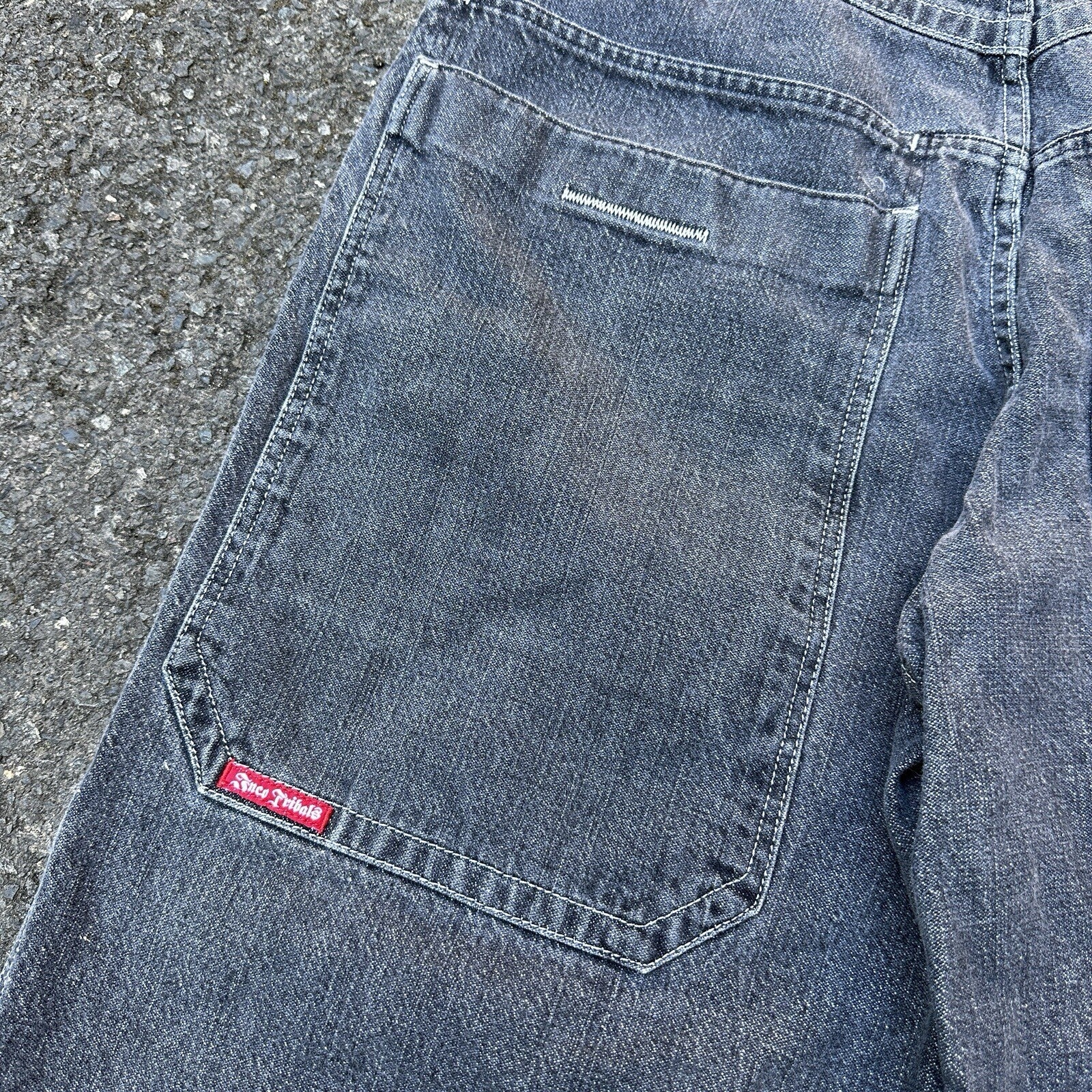 VTG JNCO Jeans Men's 38x32 Y2K Skater Wide Leg Flaming Snakes Skate Emo Grunge