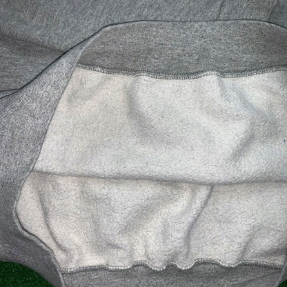 Nike Vintage Crewneck Sweater Gray Center Swoosh Hoodie 90s Charli D'amelio