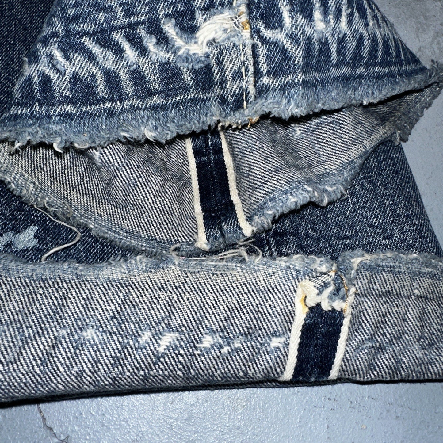 Levis 501 Big E Vintage 60s Redline Selvedge USA XX 1960s Jeans 30x32 Ac 28x28