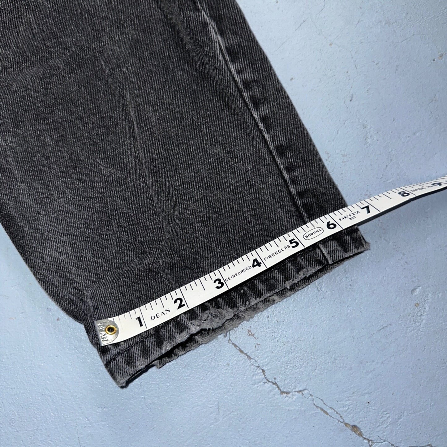 Levis 550 Vintage 90s USA Orange Tab Jeans 38x32 Black Med Wash 501 Act 36x31