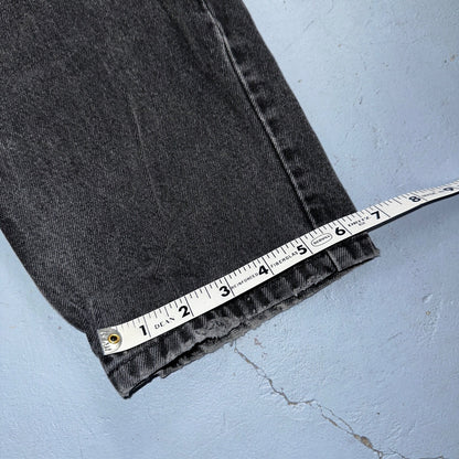 Levis 550 Vintage 90s USA Orange Tab Jeans 38x32 Black Med Wash 501 Act 36x31