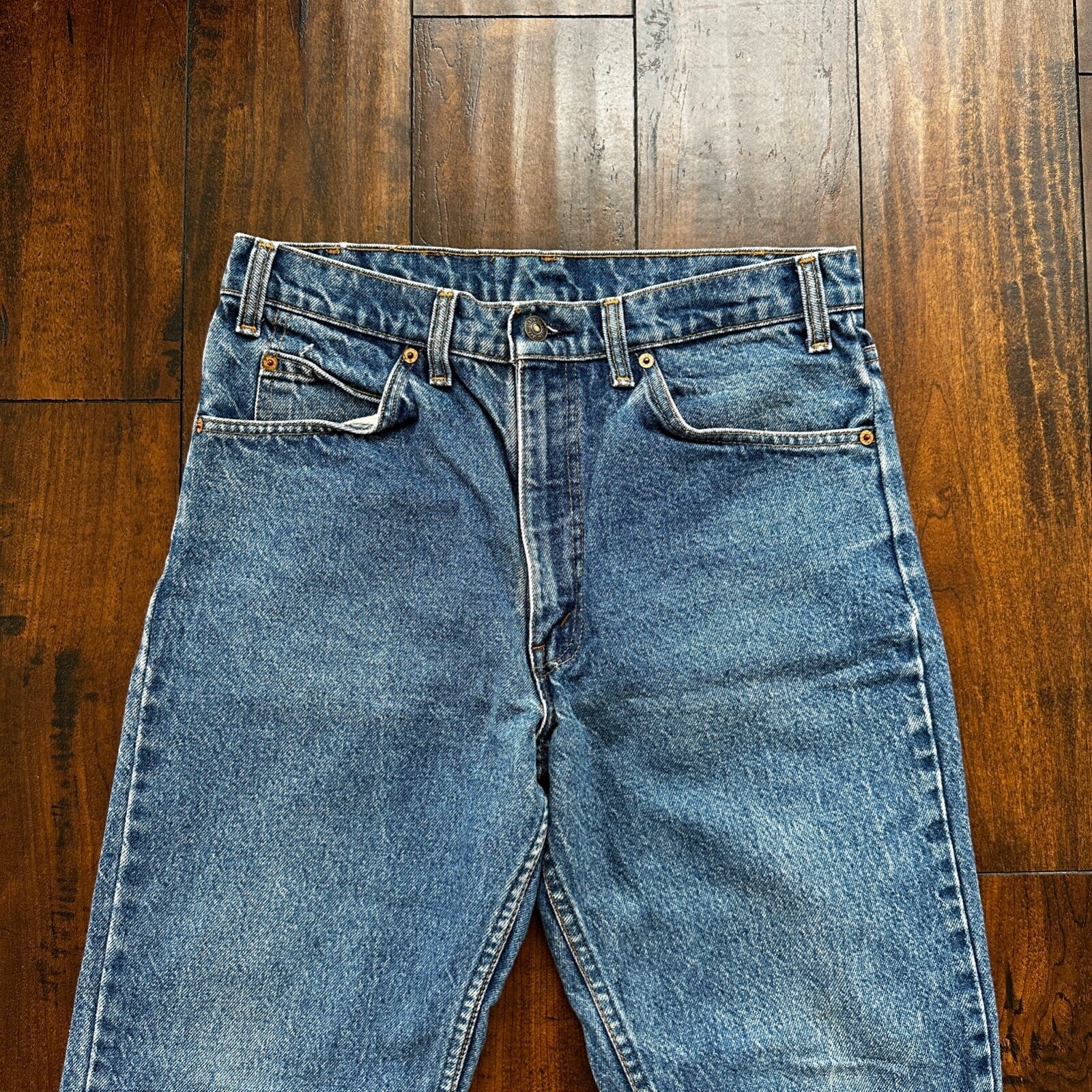 Levis 505 Vintage 90s Straight Leg XX Canada Jeans 33x33 Med Wash 30x27