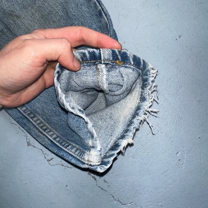 Levis 560 Vintage 90s Canada Red Tab Loose Fit Tapered Leg Blue Jeans 31x34