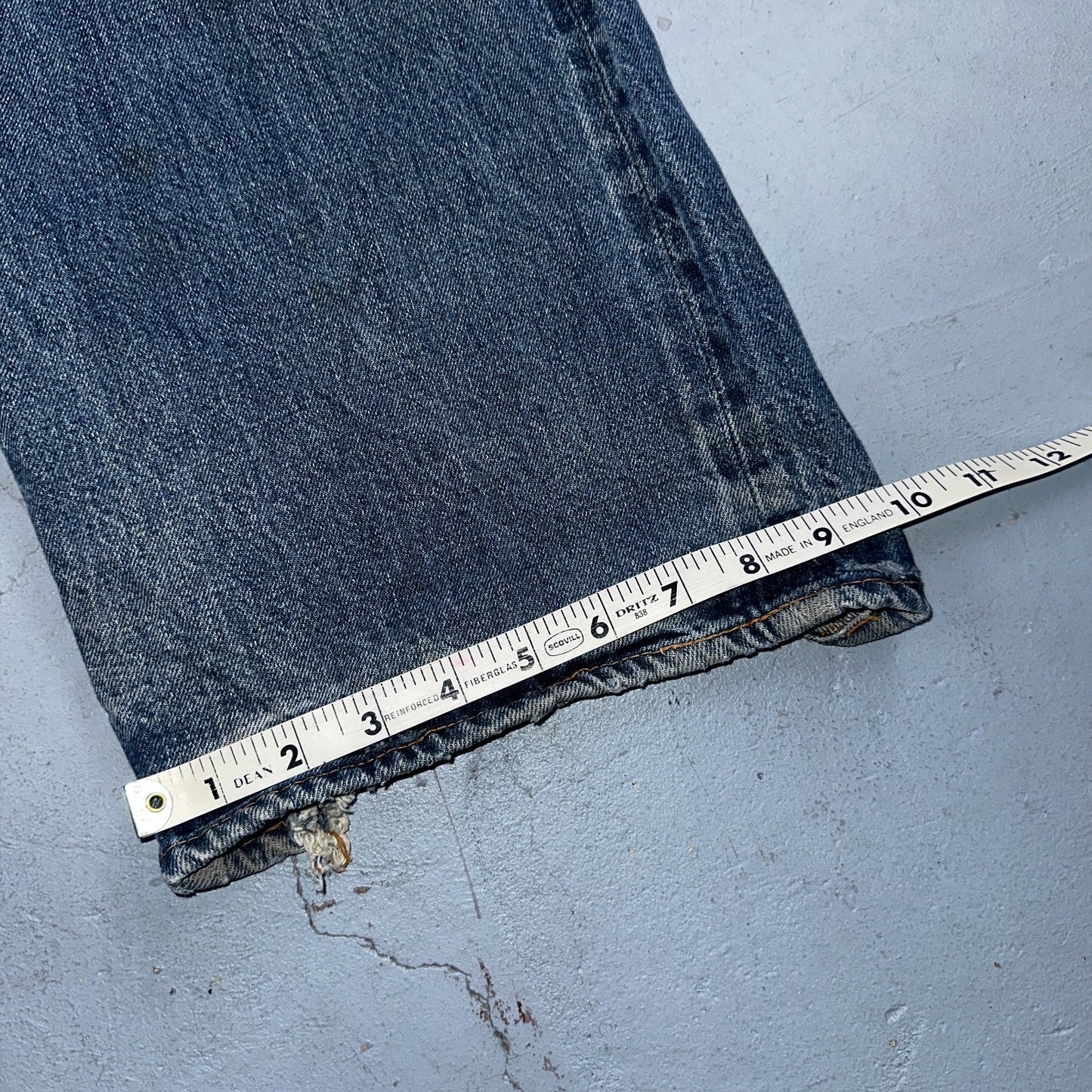 Levis 501 Vintage 70s SS Redline Selvedge USA XX Jeans Med Wash 48x30 Act 44x26