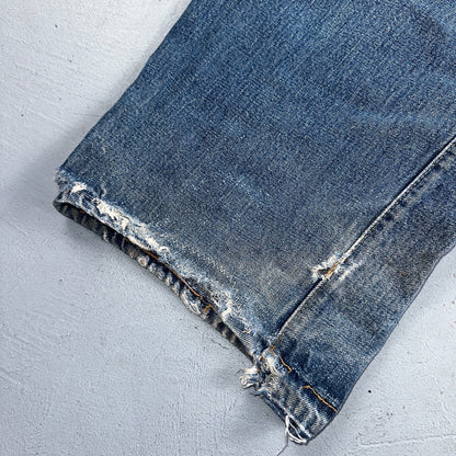 Levis 501 Vintage 70s SS Redline Selvedge USA XX Jeans Med Wash 48x30 Act 44x27